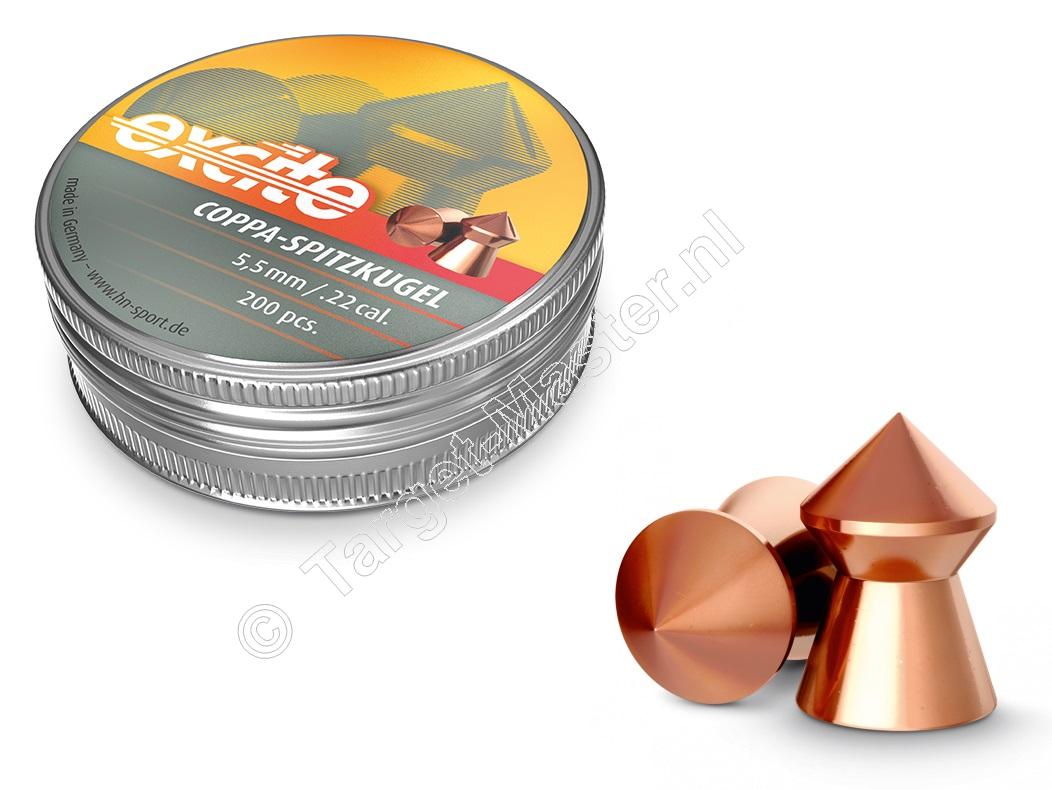 Excite Coppa Spitzkugel 5.50mm Airgun Pellets tin of 200